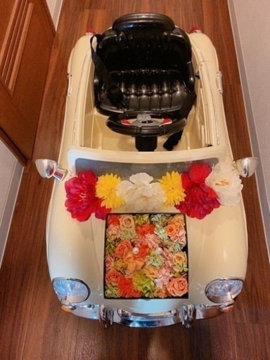ラジコンカー(リングピロー、花瓶、パンパスコットンセット)