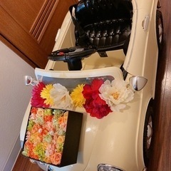 ラジコンカー(リングピロー、花瓶、パンパスコットンセット)