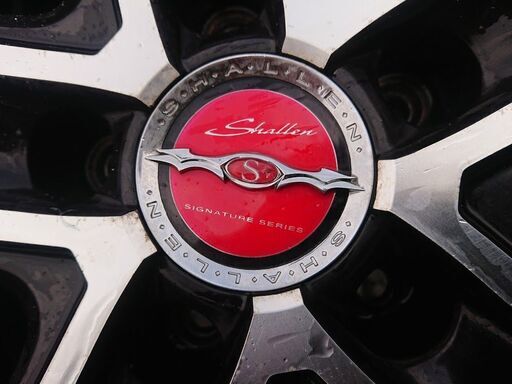★SHALLEN（シャレン）アルミホイールタイヤ付き、18×８J　114,3×5H★