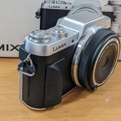 Panasonic ミラーレス一眼 GF7ボディ+魚眼キャップレンズ 中古