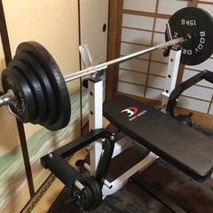 最終値下げBODY DESIGN トレーニングベンチマルチセット100キロセット