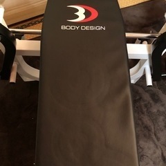 最終値下げBODY DESIGN トレーニングベンチマルチセット100キロセット