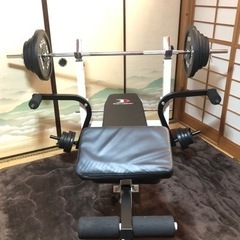 最終値下げBODY DESIGN トレーニングベンチマルチセット100キロセット