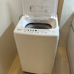 洗濯機　ハイセンス　hwg55bw  