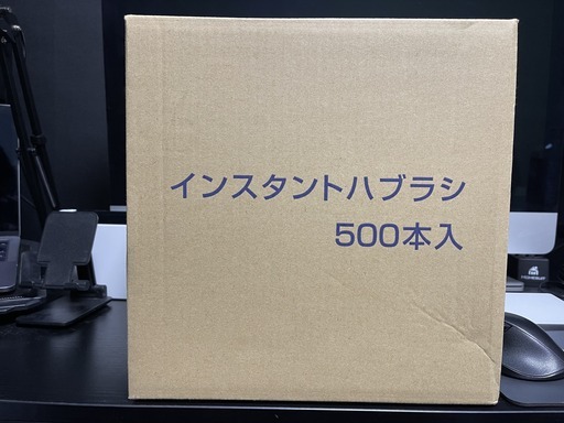 【新品未開封】業務用インスタントハブラシ 500本入り