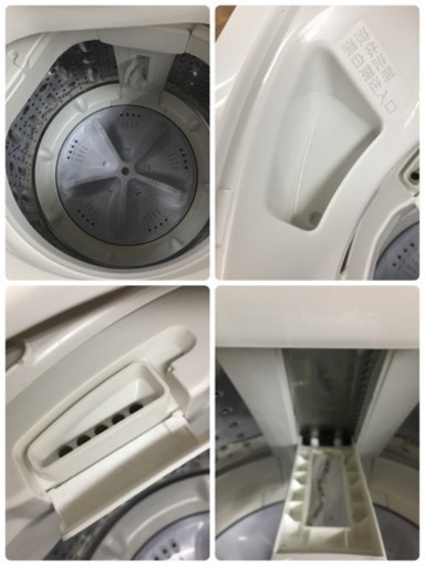 S152 シャープ SHARP ES-G4E5-KW 全自動洗濯機(4.5kg) 2018年 ⭐動作確認済⭐クリーニング済