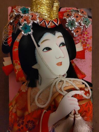 浅草羽子板市で購入した羽子板