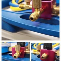 TASCO ボールバルブ式シングルゲージマニホールド TA141G/TA142BP