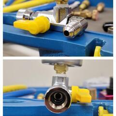 TASCO ボールバルブ式シングルゲージマニホールド TA141G/TA142BP