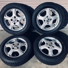 冬タイヤ 155/65R13 軽用アルミ付き バリ山 4本組