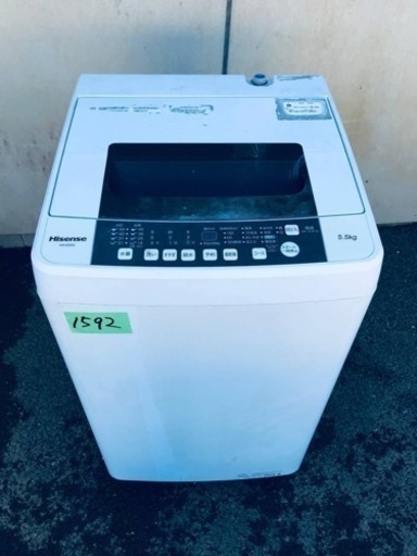 ✨2018年製✨1592番 Hisense✨電気洗濯機✨HW-E5502‼️