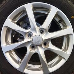 【商談中です】155/65/R14 タント ダイハツ L375 スタッドレスタイヤ スタッドレス 純正ホイール付 4本セット 2020年製  ダンロップ ウィンターマックス WINTER MAX