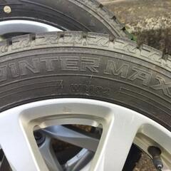 【商談中です】155/65/R14 タント ダイハツ L375 スタッドレスタイヤ スタッドレス 純正ホイール付 4本セット 2020年製  ダンロップ ウィンターマックス WINTER MAX