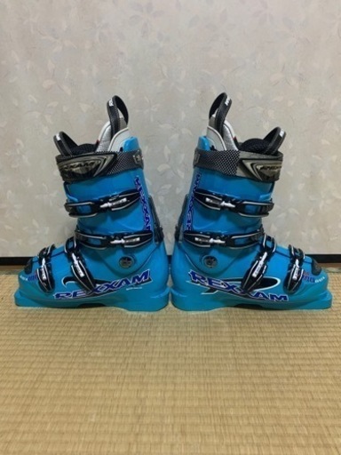スキーブーツREXXAM110 263mm.ブルー お値打！REXXAMスキーブーツ 26cm FORTE110 赤