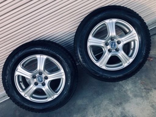 冬タイヤ 195/65R15 アルミ付きブリヂストン製スタッドレス 2本組