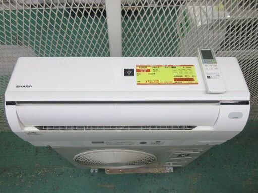 K04017　シャープ　中古エアコン　主に14畳用　冷房能力　4.0KW ／ 暖房能力　5.0KW