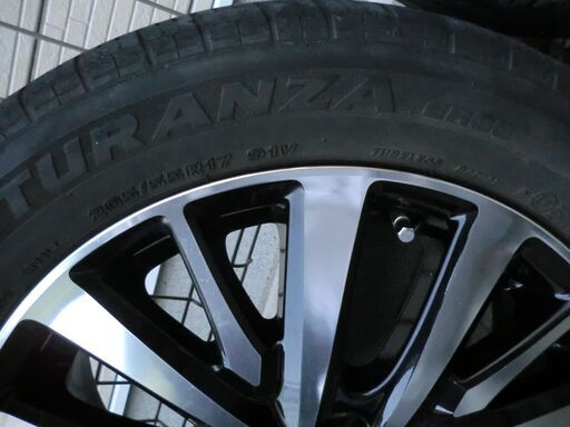 ホンダ、ステップワゴンRP5純正　モデューロX１７インチホイール、タイヤ