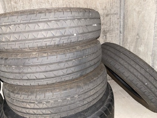 新車外し 145/80R12 バン用タイヤ