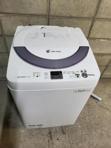 実動！美品！分解クリーニング済み　縦型　全自動洗濯機　5.5kg ES-GE55 5950円