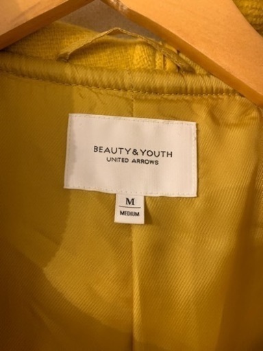 ユナイテッドアローズ イエローダッフルコート 極美品✨ビューティー