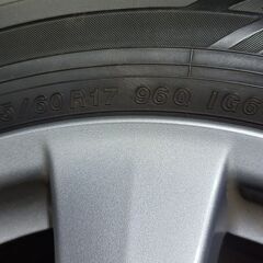 エスティマ　ハイブリッド　AHR20　スタッドレスタイヤ純正ホイール　215/60R17　IG60