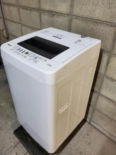 【お話し中】実動！早い者勝ち！分解クリーニング済み　縦型　ハイセンス　全自動洗濯機　4.5kg HW-E4502