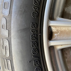 スタッドレスタイヤ 4本 アルミホイール付き 195/65R15 1シーズン使用