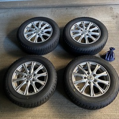 スタッドレスタイヤ 4本 アルミホイール付き 195/65R15 1シーズン使用