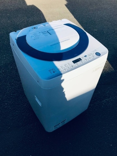 ♦️EJ1601番SHARP全自動電気洗濯機 【2015年製】