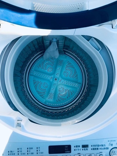 ♦️EJ1601番SHARP全自動電気洗濯機 【2015年製】