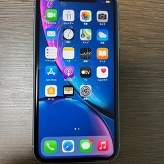 極美品　iPhone XR 64GB Blue SIMフリー