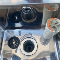 業務用 一槽シンク 蛇口付き 幅450×奥450×高さ800+90(mm) 一層 流し台 厨房機材 洗浄済み キッチン 手洗い場 厨房機器 店舗用品 大阪 