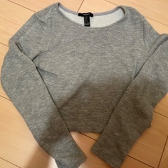 forever21 フォーエバー Mサイズ リブ トップス ラメ 感