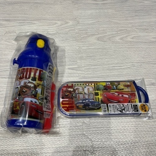 週末値下げ中！カーズ　水筒\u0026スライド式トリオセット
