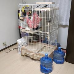 猫ケージ三段