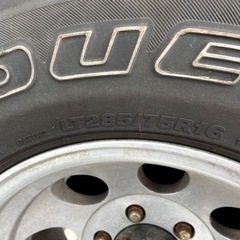 LT285/75R16 A/T ブリヂストン 夏タイヤ・ホイール4本 ランクル プラド 