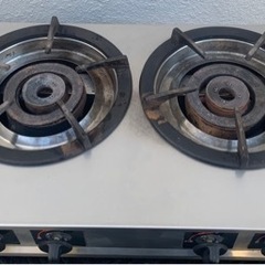 【動作確認済み】マルゼン 業務用 卓上二口コンロ T-14 都市ガス MARUZEN ガステーブルコンロ 厨房機材 厨房機器 店舗用品 焼き台 店舗用品