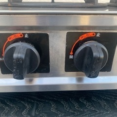 【動作確認済み】マルゼン 業務用 卓上二口コンロ T-14 都市ガス MARUZEN ガステーブルコンロ 厨房機材 厨房機器 店舗用品 焼き台 店舗用品