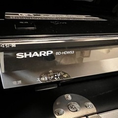 SHARP Blu-ray HDDレコーダー