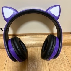 モンロー猫耳ヘッドホン　紫色