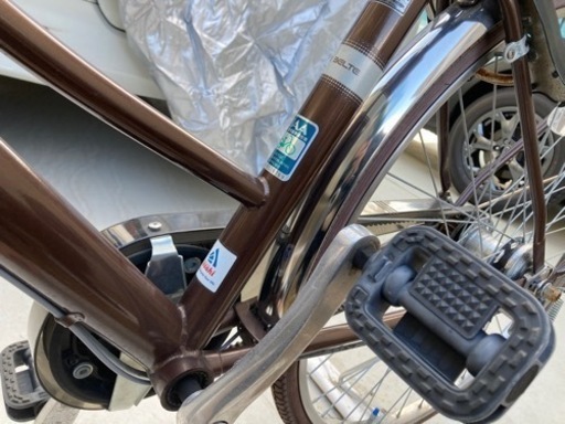 自転車 自転車 茶色 錆びないゴムベルト (受け取り予定者決定)