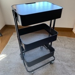 【取引中】IKEA 風　キッチンワゴン　子供部屋　おもちゃ　収納...