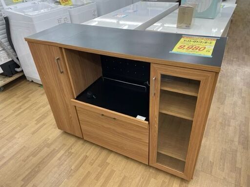 【ドリーム川西店】中古家具/キャスター付キッチンボード【御来店限定】