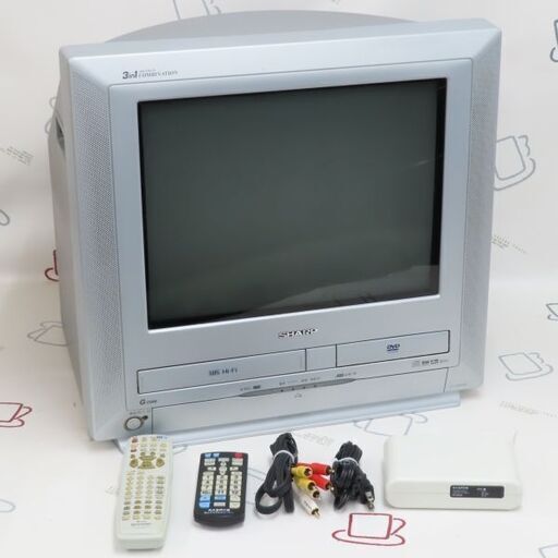 ♪SHARP/シャープ VHS テレビデオ VT-17DV30 2004年製 DVD不可♪