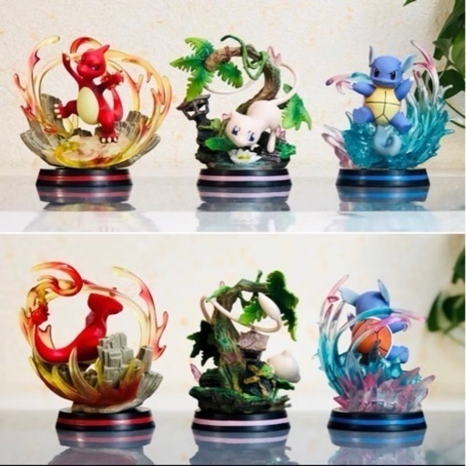 ポケモン リザード、カーメル,ミュウツー　(海外限定) セット3個