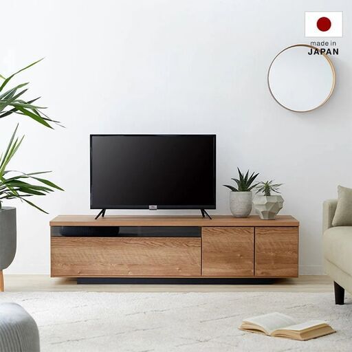 店S226)LOWYA テレビボード 幅140cm シャビーナチュラル 木製 ローテレビ台 ロウヤ ベガコーポレーション