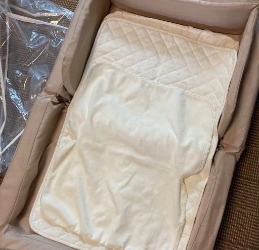 ベビーベッド（メリー、マット、ガード、他諸々付） 美品】HZDMJベビー