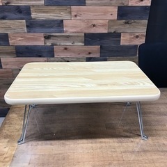 【ネット決済】美品　折り畳み式　ローテーブル　小さめ　木目調　日本製