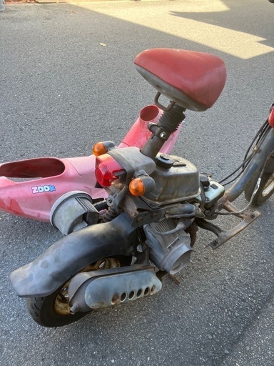 ホンダ ズーク　ＺＯＯＫ　ジャンク　ＡＦ２６　純正キー１本　登録書類付き　エンジンキック１発！ ホンダ ズーク ZOOK ジャンク AF26 純正キー1本 登録書類付き