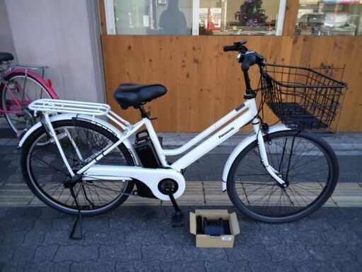 [Panosonic] TIMO(ティモ・S) 26吋電動アシスト自転車 16Ahバッテリー+充電器＋キー２本付き(ファインホワイト)
